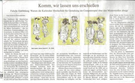 Computerbild Spiele and Welt name 1378(km) one of the best German games of the last 25 years!
